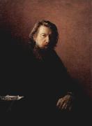 Nikolaj Nikolajewitsch Ge Portrat des Schriftstellers Alexei Antipowitsch Potechin oil painting reproduction